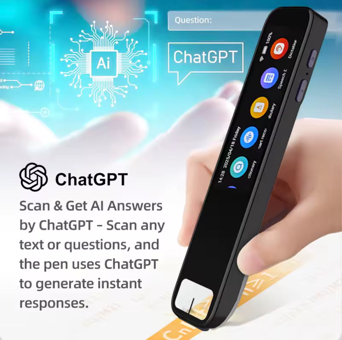 AI Smart Pen with ChatGPT Integration